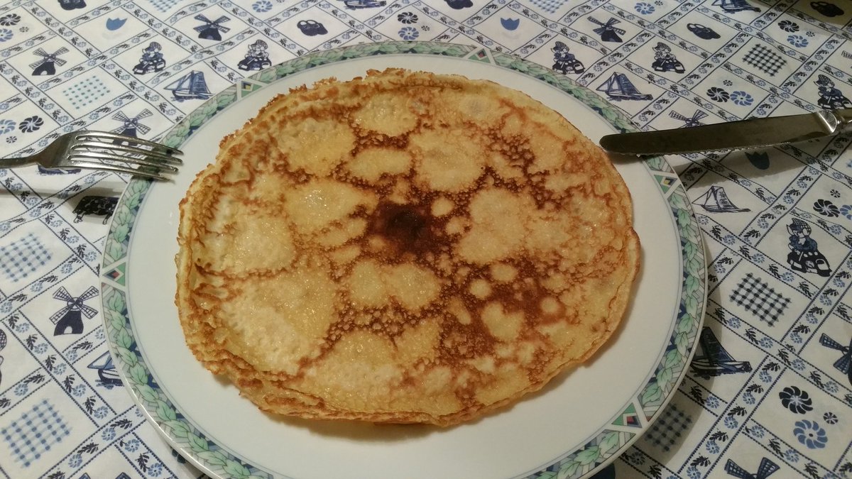 Na een goede beursdag #buildingholland lekker pannenkoeken eten bij oma!