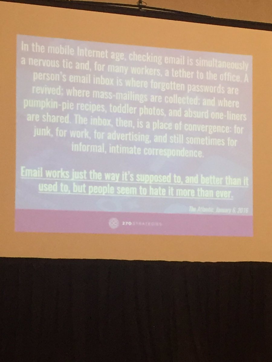 emfluence's tweet image. We&apos;re all pretty #proemail #16NTC