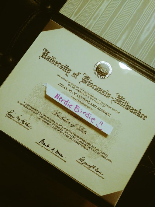 Lol ten months later, they finally printed it. Yay college degree. https://t.co/irWMJmjEct<a href="/tag/myfreecams"class="tags"><span>#myfreecams</span></a><a href="/tag/mfc"class="tags"><span>#mfc</span></a>