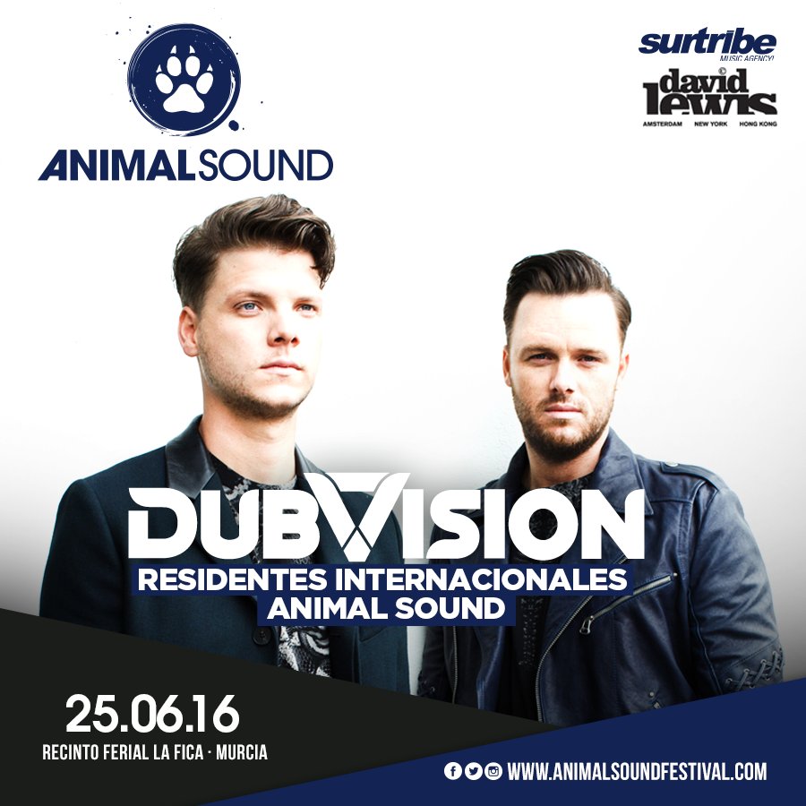AnimalSoundFest's tweet photo. Vuelve nuestro dúo residente internacional, vuelve @DubVisionMusic a #AnimalSound2016 https://t.co/RfvjhiWqCs