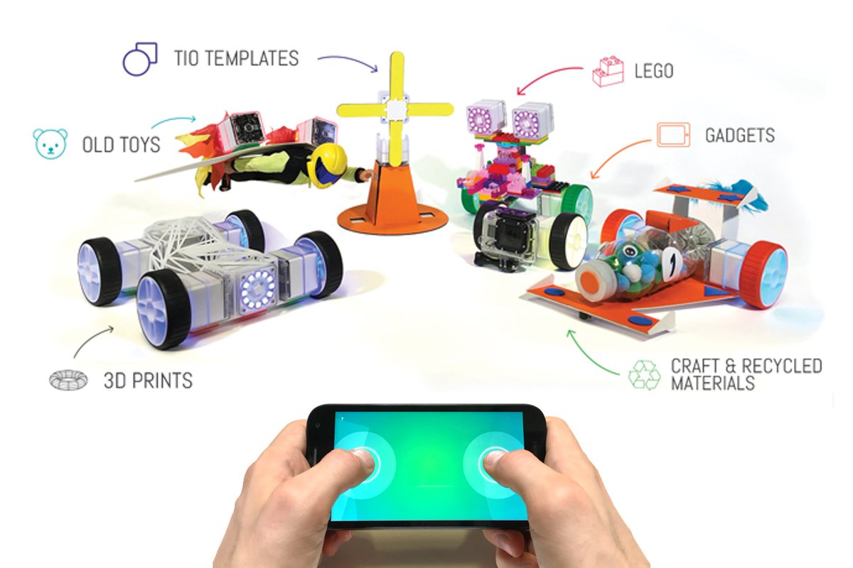 Reinvent toys, make robots, animate gadgets &amp; program #3Dprints  kck.st/1XOHWov #Robotics #makered