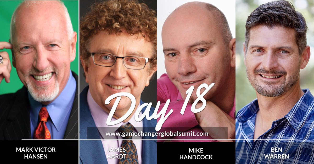 HenareOBrien's tweet photo. #Summit Day 18! 4 brand new interviews today! Watch for FREE! https://t.co/UYnIm1gRoY #gamechangerglobalsummit https://t.co/ImUWBFbDYT