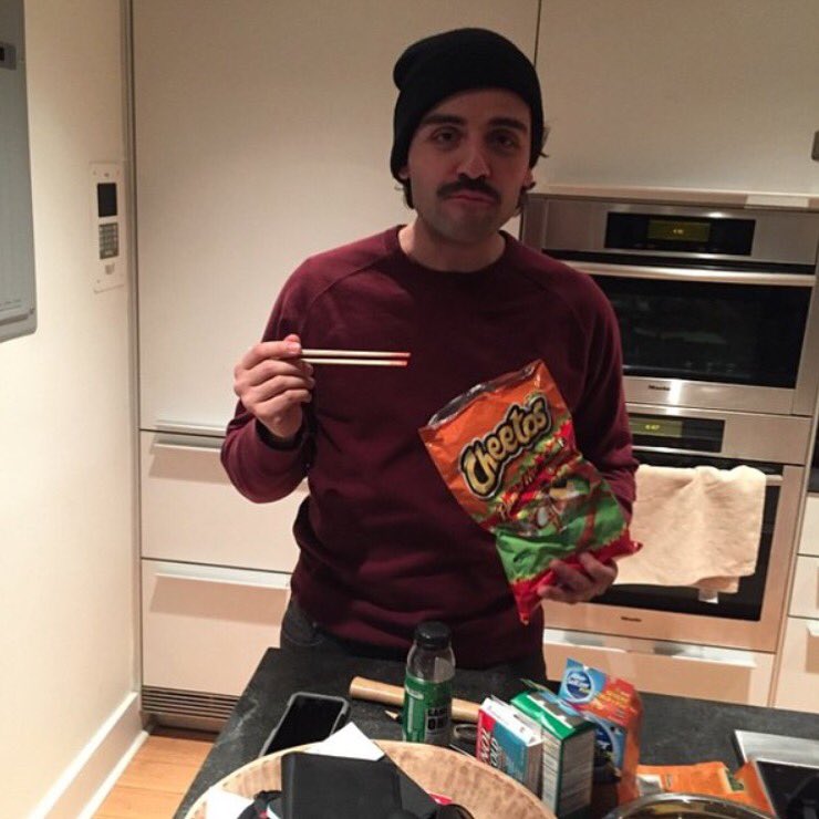 highmija's tweet photo. Pro-tip from #bae @realOscarIsaac https://t.co/9jJMHdaHwY