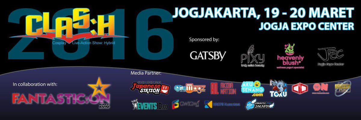 clash_cosplay's tweet photo. Terima kasih #Yogyakarta. Dua hari penuh warna bersama kalian semua 😍😍😍 #CLASH2016 https://t.co/E0yOrDsban