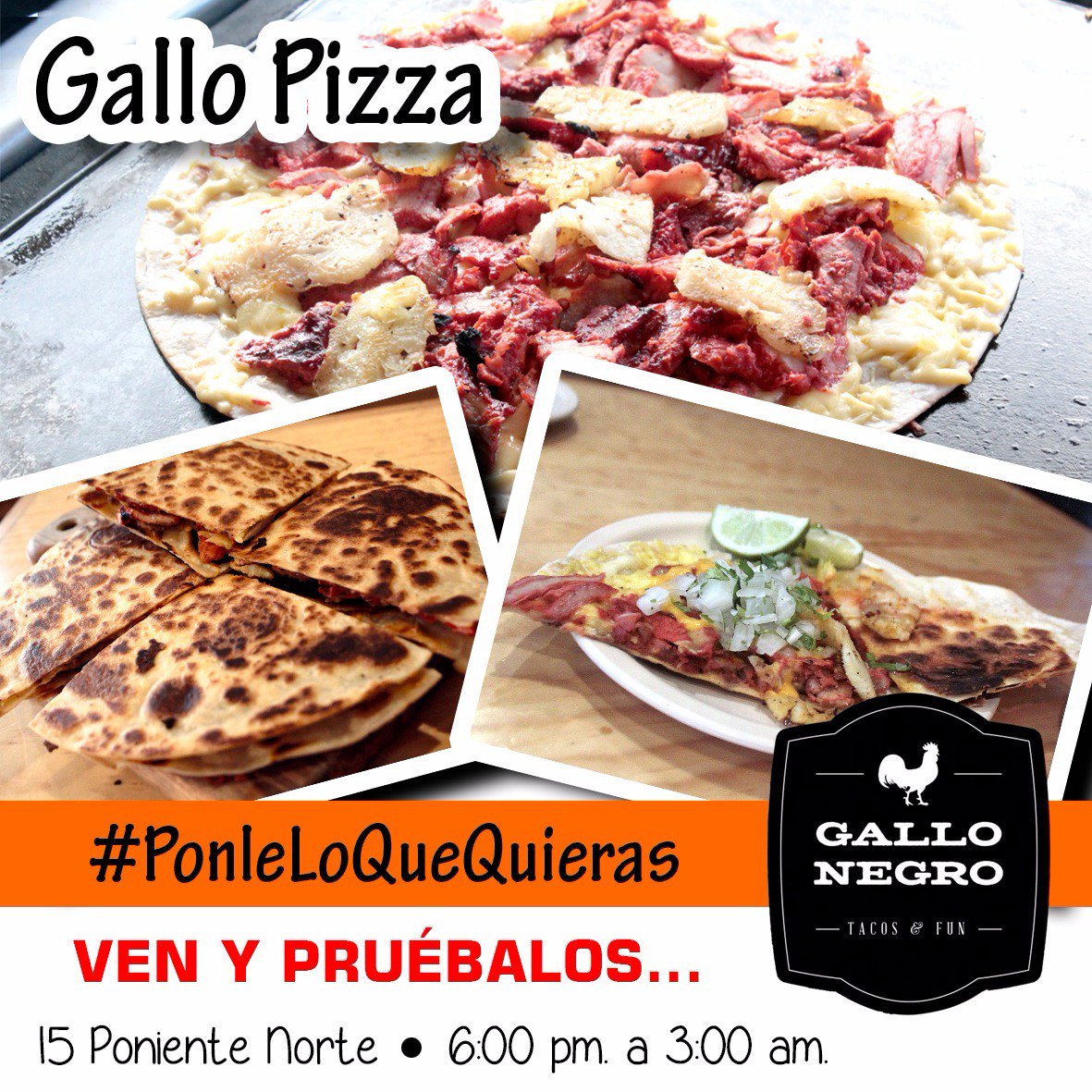 GALLONEGRO_TUX's tweet photo. Atrévete a probarla… #GalloPizza #GalloNegro #ExpertosEnTacos https://t.co/V7Rb5HOLR8