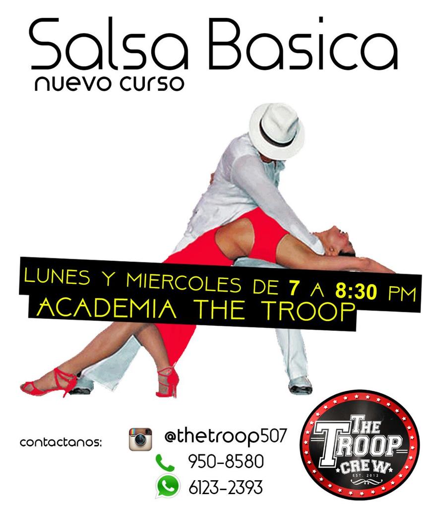 THETROOP507's tweet photo. Quieres aprender a bailar salsa basica que esperas inscribete ya!!! 💃 https://t.co/KKJBrUSYLI