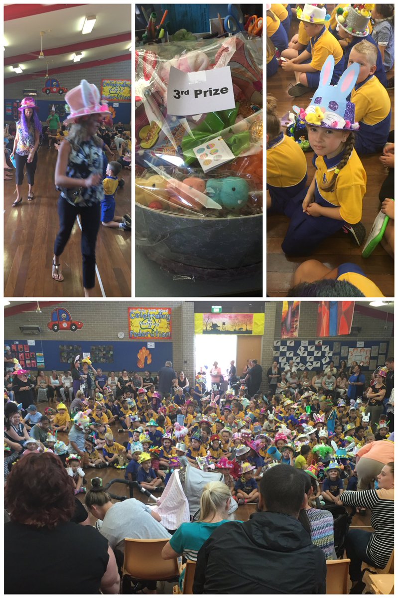 JohnWarbyPS's tweet photo. A successful community event! #easterhatparade Have a safe and enjoyable Easter long weekend! https://t.co/3X4inQ6NbA