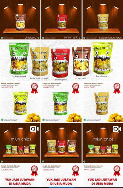 Sudah follow akun IG kami belum? @miunchips

Banyak promo menarik lho
#HappyMORNING #keripikubicilembu