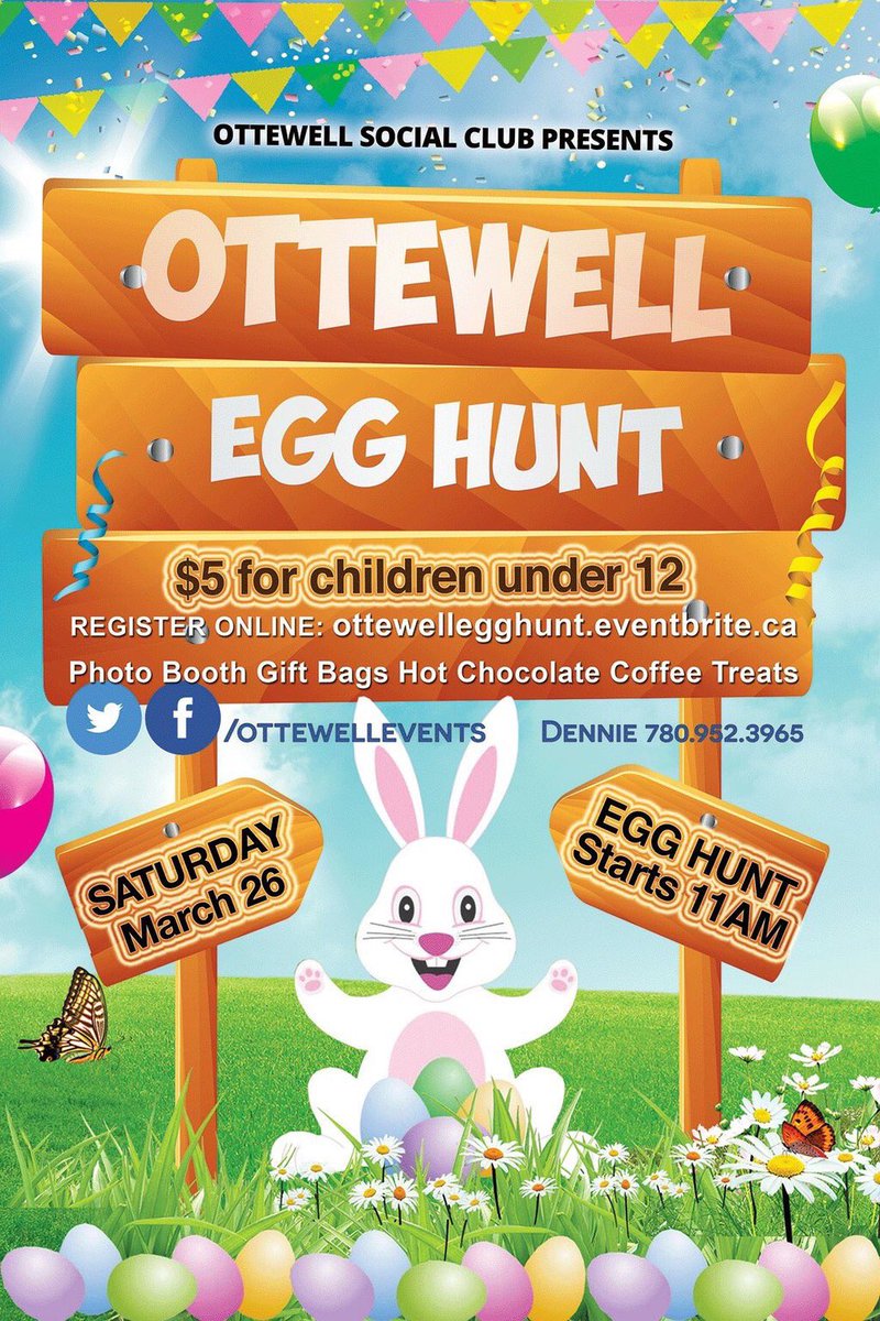 We can't wait to be <a href="/OttewellEvents/">Ottewell Events</a> #Easter egg hunt this #Saturday! ottewellegghunt.eventbrite.ca #yeg #photobooth