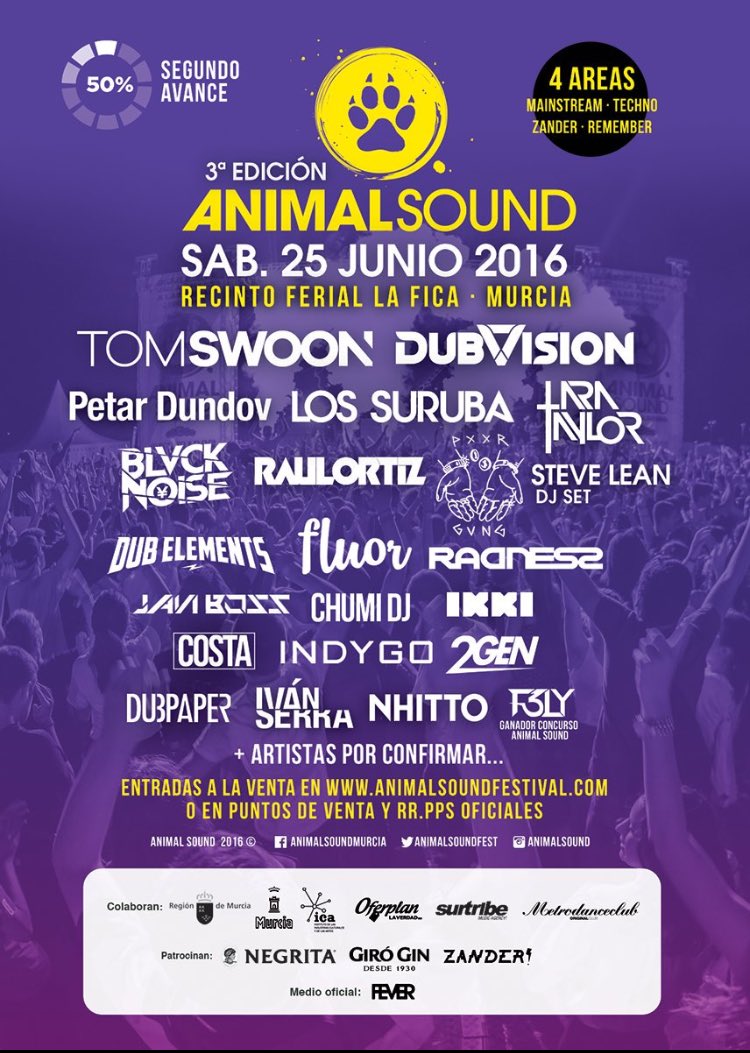 AnimalRRPP's tweet photo. Ya tenemos nuevo avance de artistas para el #Animalsound2016 https://t.co/Jzwty7uG2I