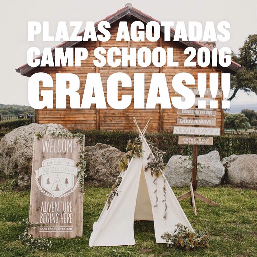 En 30' se han completado todas las plazas del #CampSchoolBDC2016 ¡GRACIAS! por querer formar parte de esta aventura.