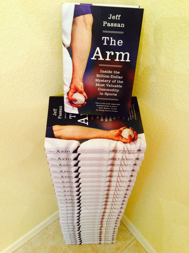 I've got a bunch of signed copies of The Arm that I'd like to send to coaches and parents. RT this to enter.