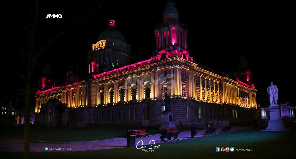 TenchuSports's tweet image. #Belfast City Hall lit up in solidarity with #Belgium after the attacks in #Brussels. 
© @AMMGMedia 
#Solidarity