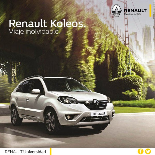 RenaultUniv's tweet photo. #Koleos te ofrece un viaje inigualable. https://t.co/lPhbRsRGaA