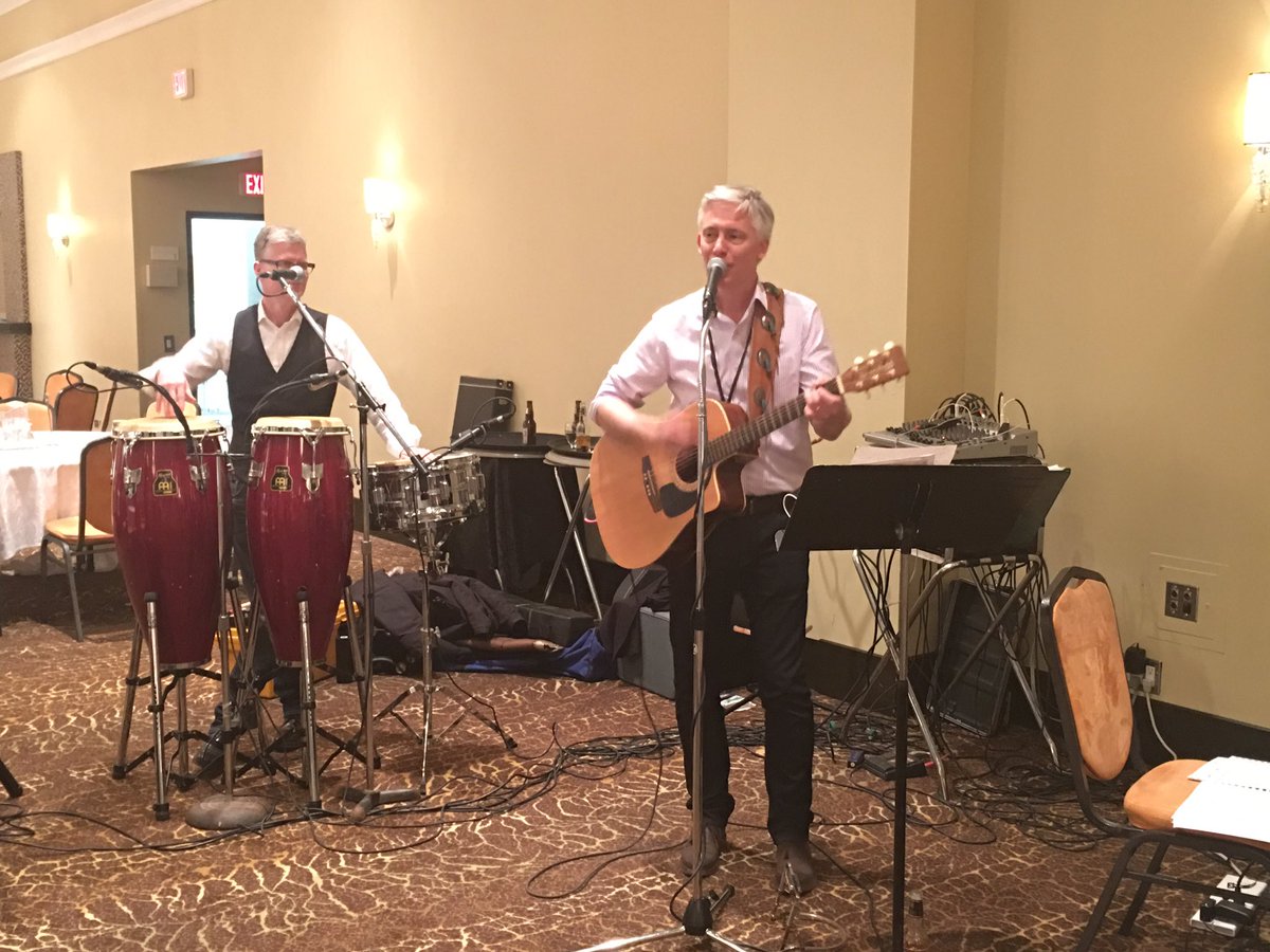 leluong8's tweet photo. I always look forward to Stephen perform every year at #TRIECA2016. Another great performance!!! https://t.co/eVpWrLE77E