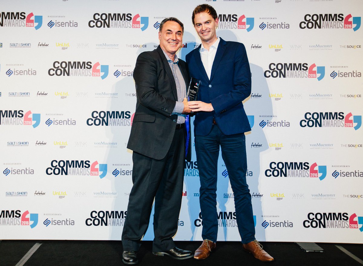 n2nComm's tweet photo. Winning shots from last night's #CommsCon2016 Awards! See here for the full list of winners https://t.co/effZDBhT8W https://t.co/cXJwKXZC6R