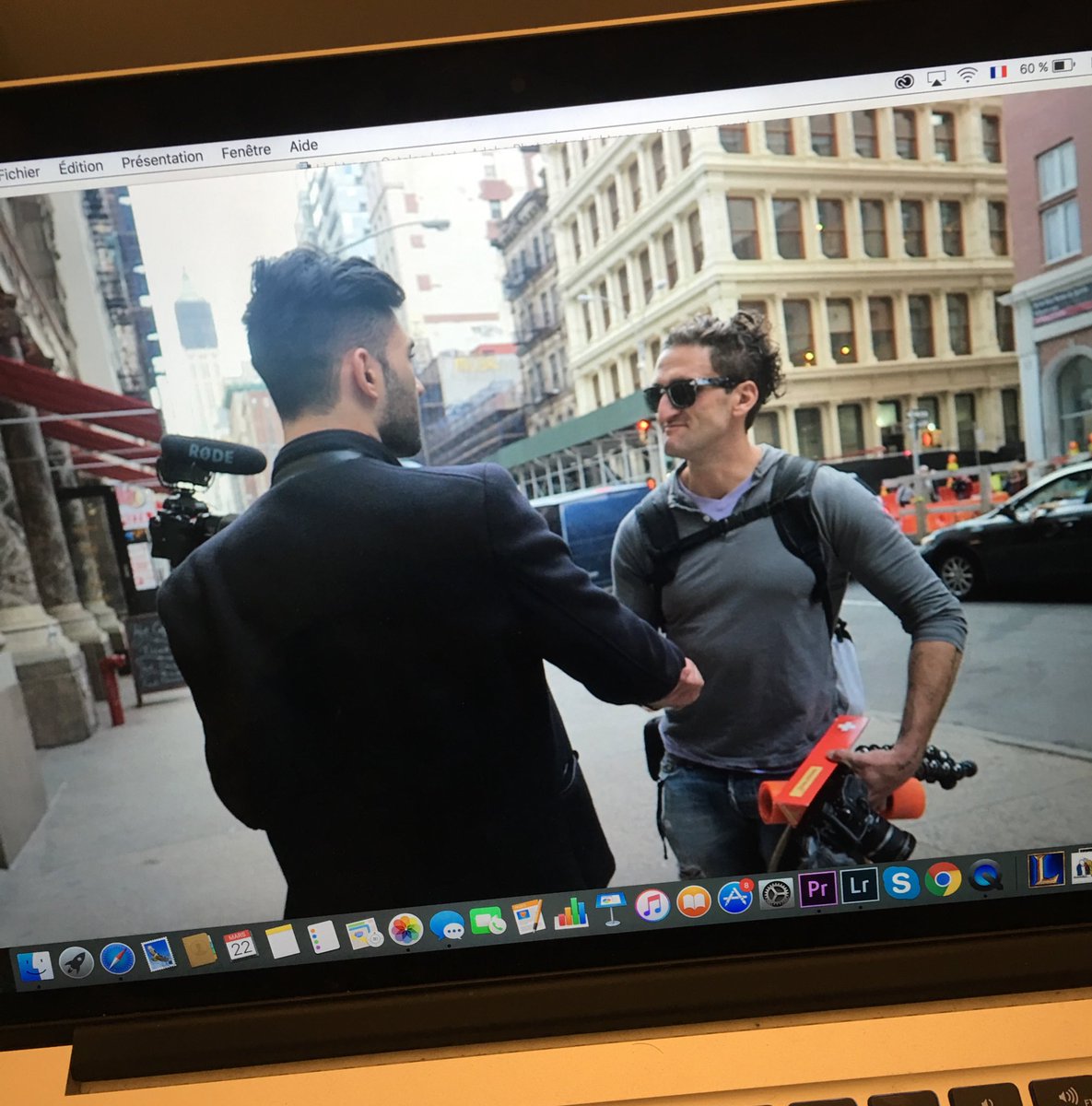 WaRTeK's tweet photo. Thank you for your time @CaseyNeistat. Hope to see again in France or Switzerland ✌🏼️ https://t.co/2wpkECebQV