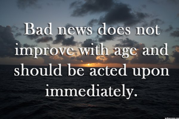 prebenormen's tweet image. Bad news advice #pmfun prebenormen.com/projectmanagem…