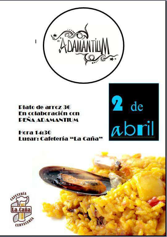 Adamantium_2009's tweet photo. Te esperamos en cafetería la caña!
2 de Abril https://t.co/7MGY6LeR6y