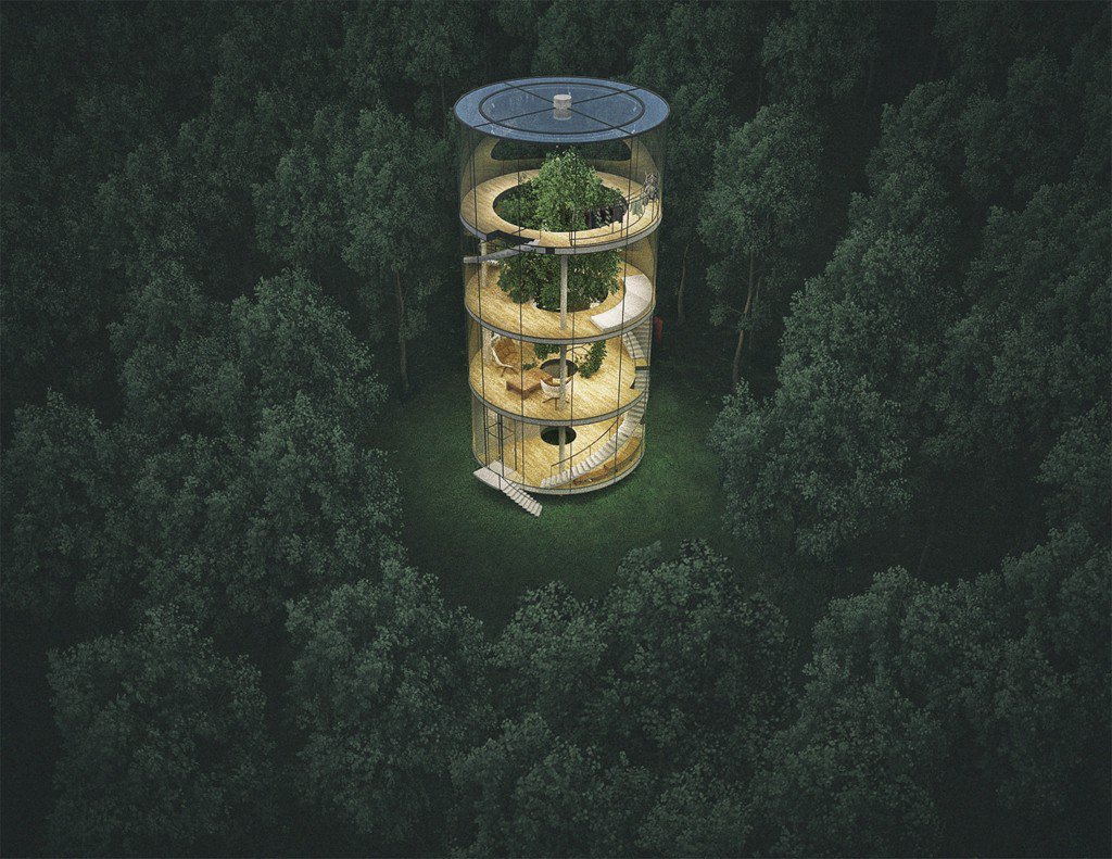 ELLEDECOR's tweet photo. This Isn't A Glass House; It Isn't A Tree House Either https://t.co/w8ZgJucgfI https://t.co/hk6QUQ91jt