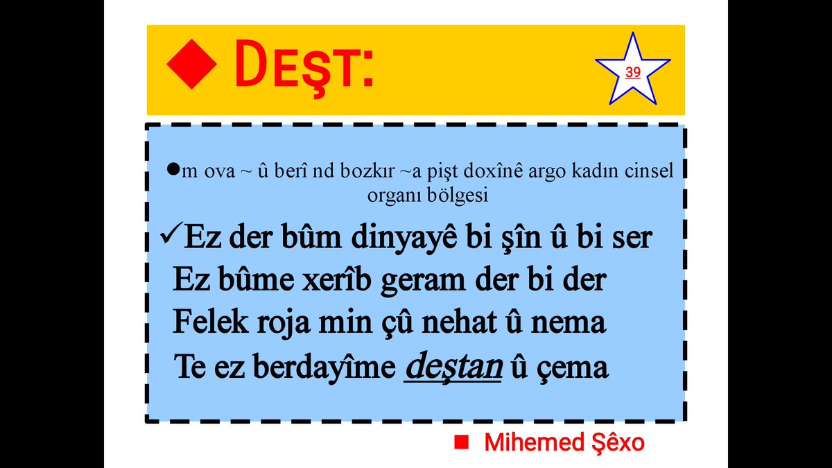peyvdank's tweet photo. Deşt 

Rebena dilbikul ji kerbê miriyên xwe, xwe avête deşt û çolan.

@peyvdank #kurdî #twitterkurd  #MihemedŞêxo https://t.co/Qp1rkHDWmr