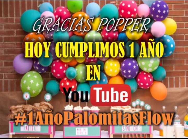 NaelaLaQueBaila's tweet photo. Hace 1 año me dieron voz 🎂🎉🐶
Hoy dare RT a todos los que usen el #1AñoPalomitasFlow https://t.co/su6J3UQBrs