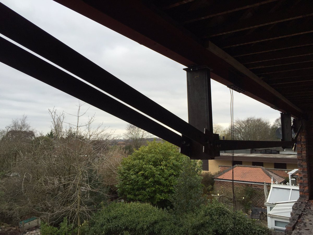 A reversed #truss #steel #beam #construction #building #solutions