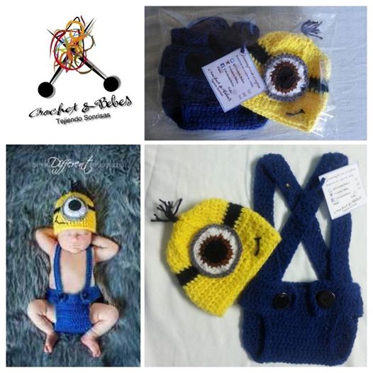 crochetybebes's tweet photo. #ropaparabebes #minions #bebes #hechoamano #crocheteras #tejidosvenezuela #crochetvenezuela #vendelotodo https://t.co/OYMt1ykY14