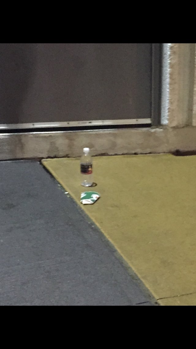 notschenck's tweet photo. This is what @ProFitCorvairs left outside the arena last night. Took rink rats 45 minutes to clean up @GOJHLRumors2 https://t.co/uSwKzaKtQC