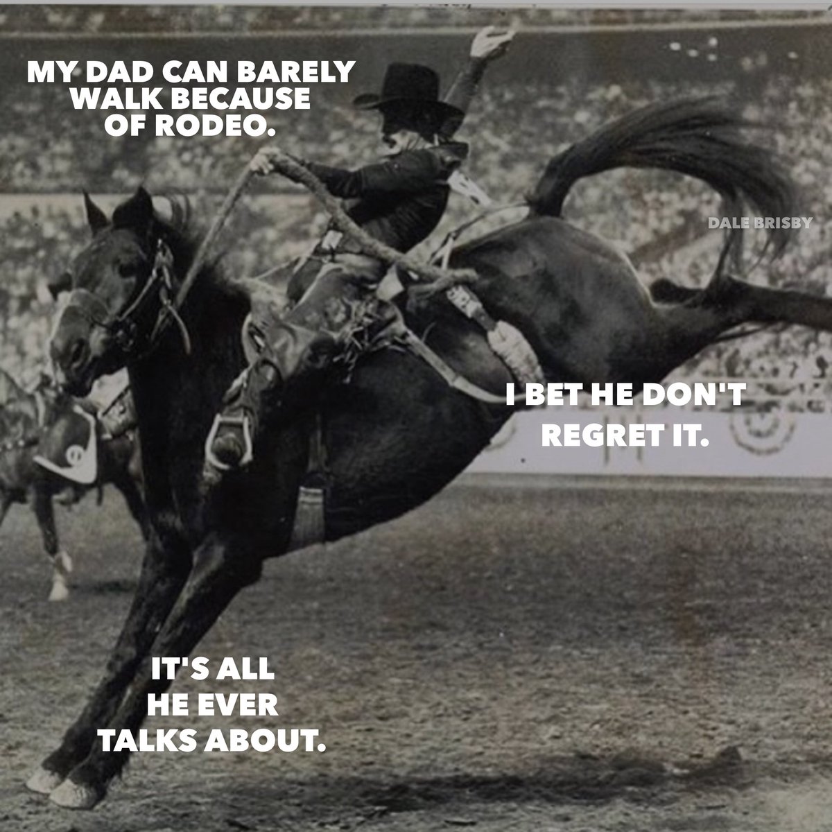 dalebrisby's tweet photo. Terry Chapman winnin Houston on #5 Tall Boy circa 1979 #RodeoTimeHustle https://t.co/Jm3OplKKSS