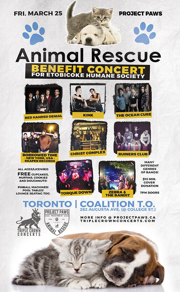 Fri! Animal Rescue Concert! facebook.com/events/9417851… … <a href="/EtobHumaneSoc/">Etobicoke Humane Soc</a> <a href="/triplecrowncon/">Triple Crown Concerts</a> <a href="/OntarioSPCA/">The Ontario SPCA and Humane Society</a> @cp24