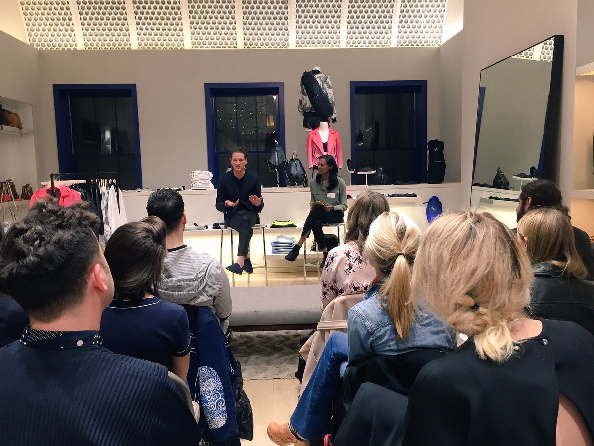 NYCFashFellows's tweet photo. "All of the old rules are being re-thought" @uriminkoff on what makes a leader in the industry @92Y @NYCEDC https://t.co/NGQ4nDPajV