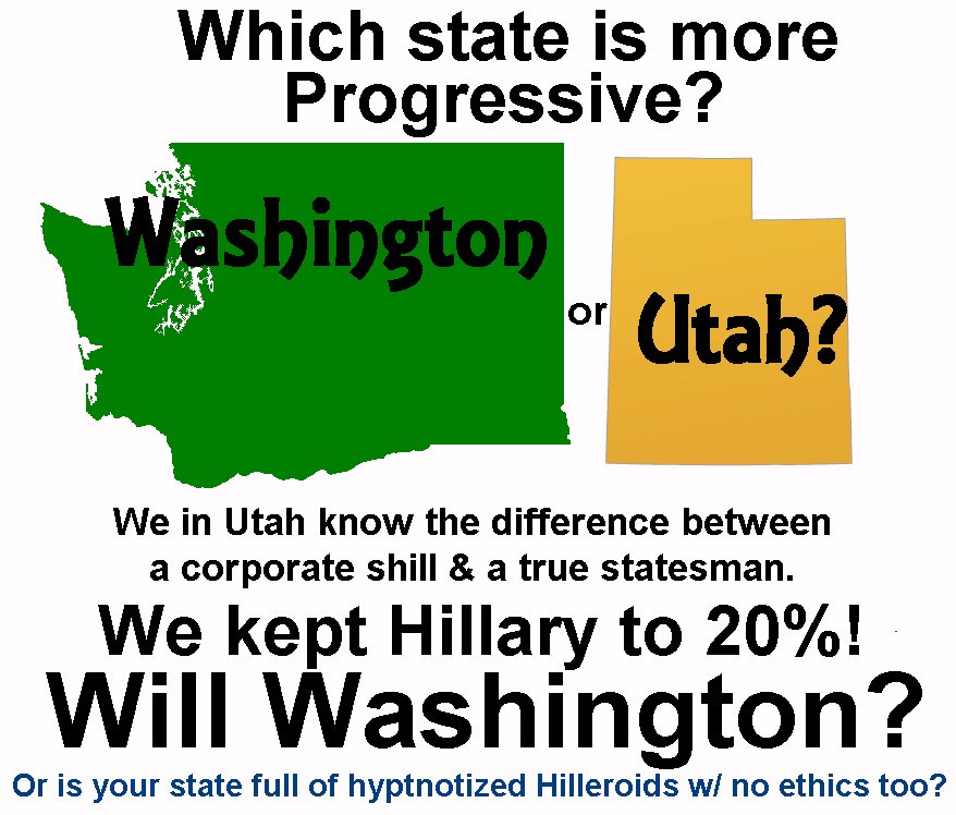 Highcentered's tweet photo. #Utah knows the difference between a #CorporateShill and a #TrueStatesmen. Does #Washington? https://t.co/Gt99fIHgre
