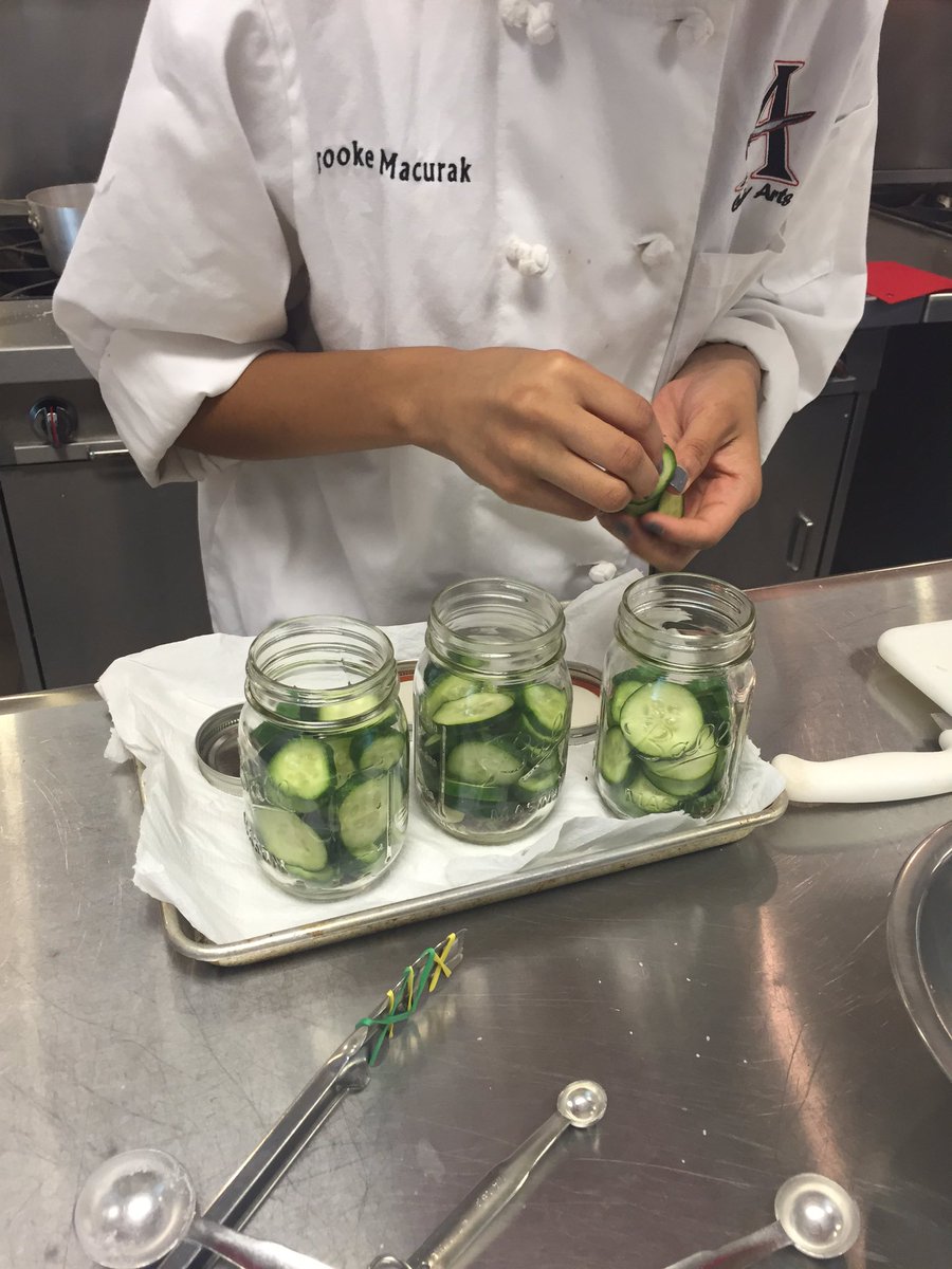 AHSculinary's tweet photo. Making pickles today!  #preservation #brine https://t.co/go3HtJNOSi
