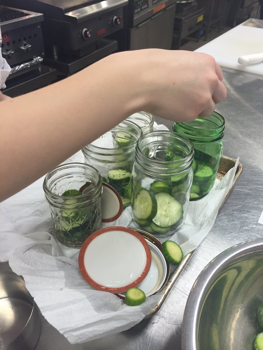 AHSculinary's tweet photo. Making pickles today!  #preservation #brine https://t.co/go3HtJNOSi