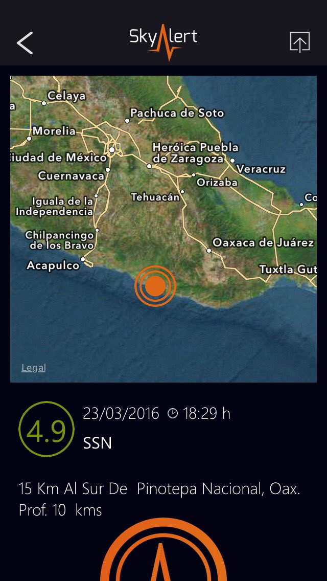 Sismo magnitud 4.9 sacude a Oaxaca - CeRjhHVVIAAURA4