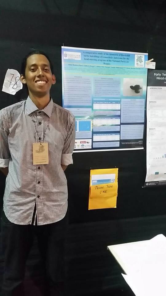 Gilbert_Borges9's tweet photo. Presentaciones en póster científicos en el simposio internacional de tortugas marinas #ISTS36 en #Lima #Peru https://t.co/uisWuXR73g