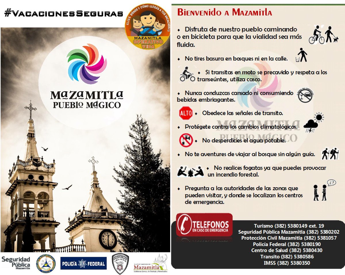Vive Mazamitla!! #VacacionesSeguras