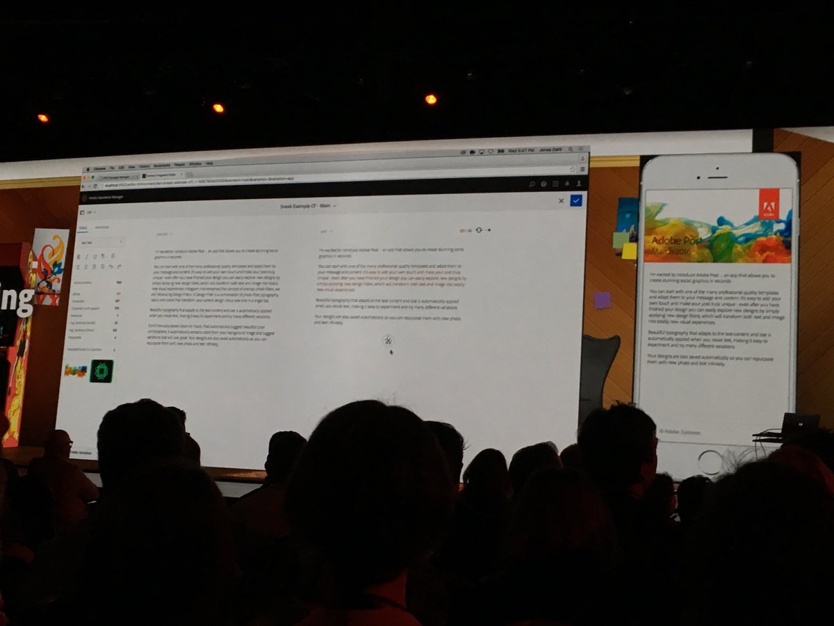 taromatsumura's tweet photo. #SmartAuthoring #AdobeSummit https://t.co/i7k59yEsuP