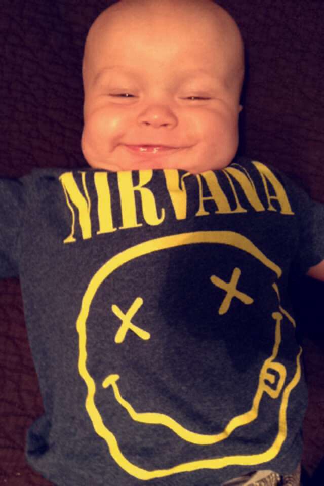 Hello Twitterians, long time no see. A new addition has arrived since I was on last. #nirvanababy