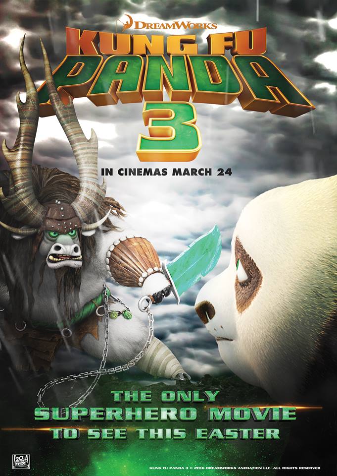 20thCSNZ's tweet photo. The only #SuperHero movie to see this #Easter 😉🐼 https://t.co/88Z9tXw5ss