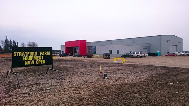 <a href="/StratfordFarmEq/">Stratford Farm Equipment</a> has opened its doors to the new Stratford store! Located next to original store on Hwy 8.