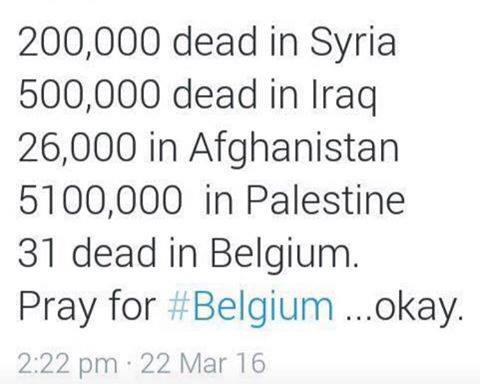 islamicfreedom's tweet photo. You know that we Palestinians pray for #Belgium
And we know how hard it is to lose a beloved one!
#Brussels https://t.co/Sg6XxJJQS4