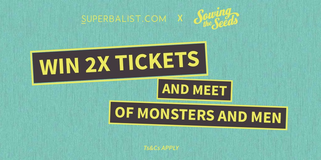 Win 2 tix to #STS2016 &amp; meet <a href="/monstersandmen/">Of Monsters and Men</a>! Just shop on Superbalist.com! T&amp;Cs: sprbl.st/22ws0hz