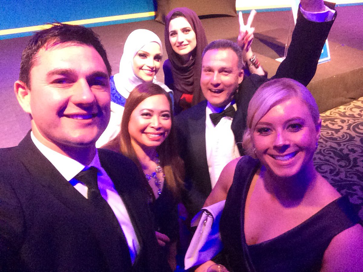 thinusdelport's tweet photo. Great night @Sport360 #SPIA16 w/ team from @ActivelifeDaman Future Champions. Inspiring work done in community! https://t.co/kQ4Lo26MxN