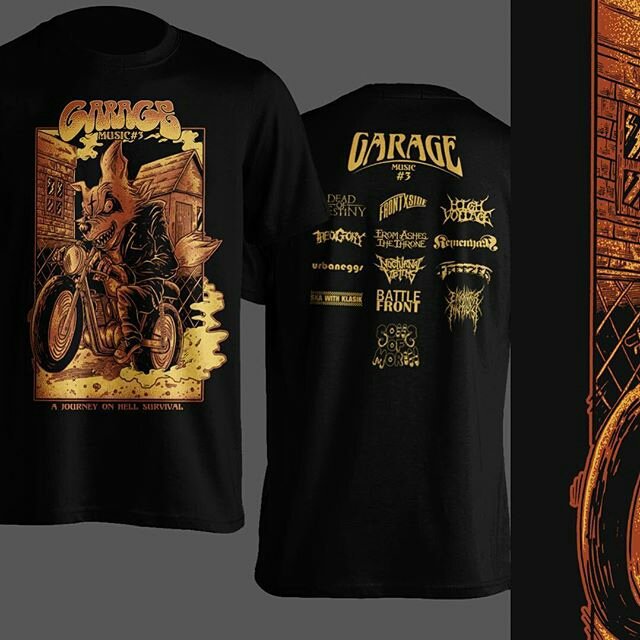 Merch GARAGE 3 dari teman kita GOREGEOUS yg akan di rilis pada 27 maret ini,jadi bawa uang lebih ya😈