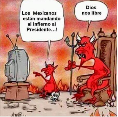SilviaCarlova's tweet photo. "Ni en el infierno los quieren" via @SimonVal1 https://t.co/NfZBvZsAXs