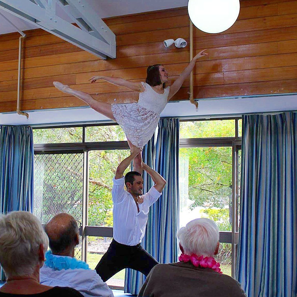 MickandEmma's tweet photo. Lovely time performing for the elderly as part of their Easter Festive Day. #retirement #elderlylove #easter https://t.co/e4g1Nlak6B