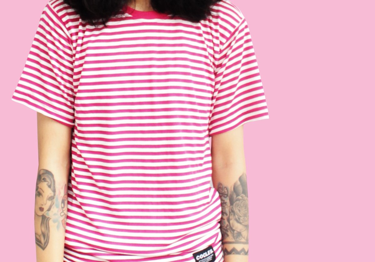 Aiko red fantas stripe