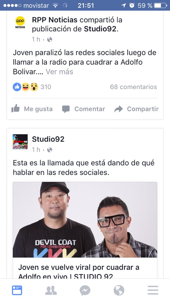 Heduard1's tweet photo. @adolfobolivar4 Adolfo hasta RPP habla del tema 😄 https://t.co/LZwN5a8jdT